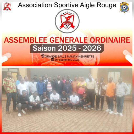 Haut-Uele : L’AS Aigle Rouge prévoit un budget de 55 000 $ pour la Saison Sportive 2025-2026.