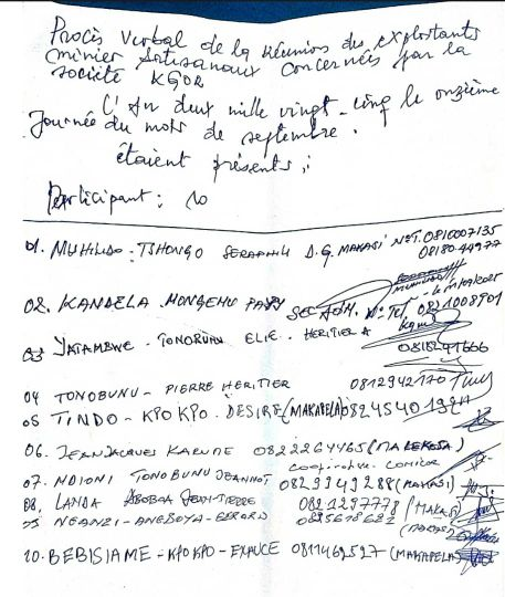 Haut-Uele: Les exploitants miniers artisanaux concernés par la société KGOR sollicitent une rencontre avec le Gouverneur Bakomito dès ce lundi pour éviter le pire.